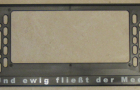 Kennzeichenverstärker “Und ewig fließt der Mee.”